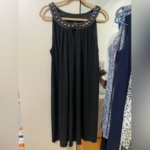 Black beeded dress